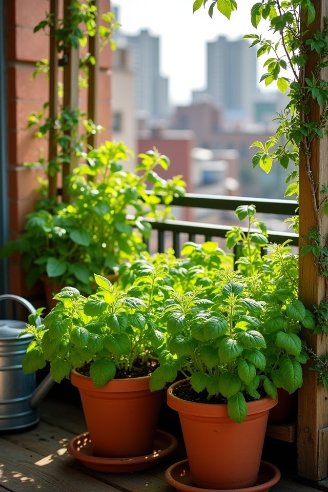 herbs for balcony gardening