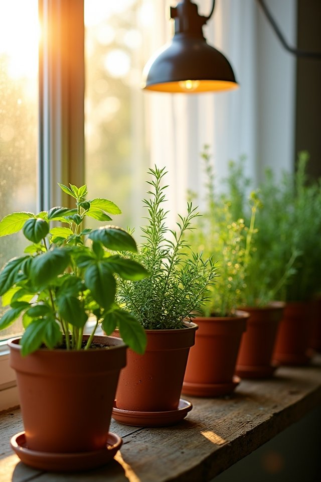herbs need proper lighting