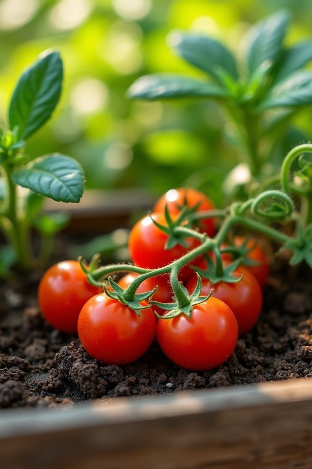 homegrown cherry tomatoes delight