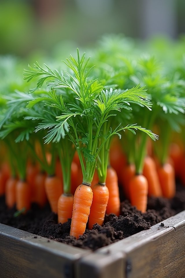 homegrown crunchy sweet carrots