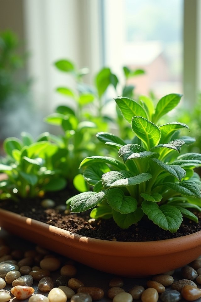 humidity trays enhance plant growth