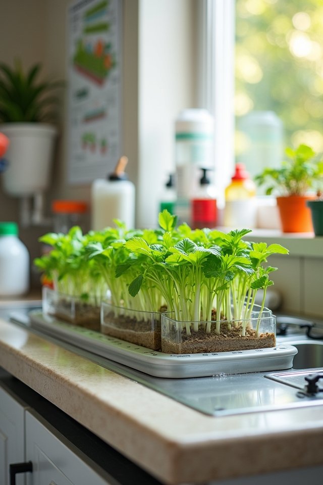 hydroponic garden building steps