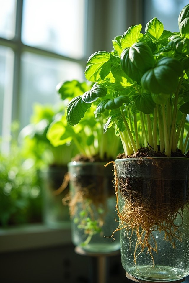 hydroponic herbs and greens