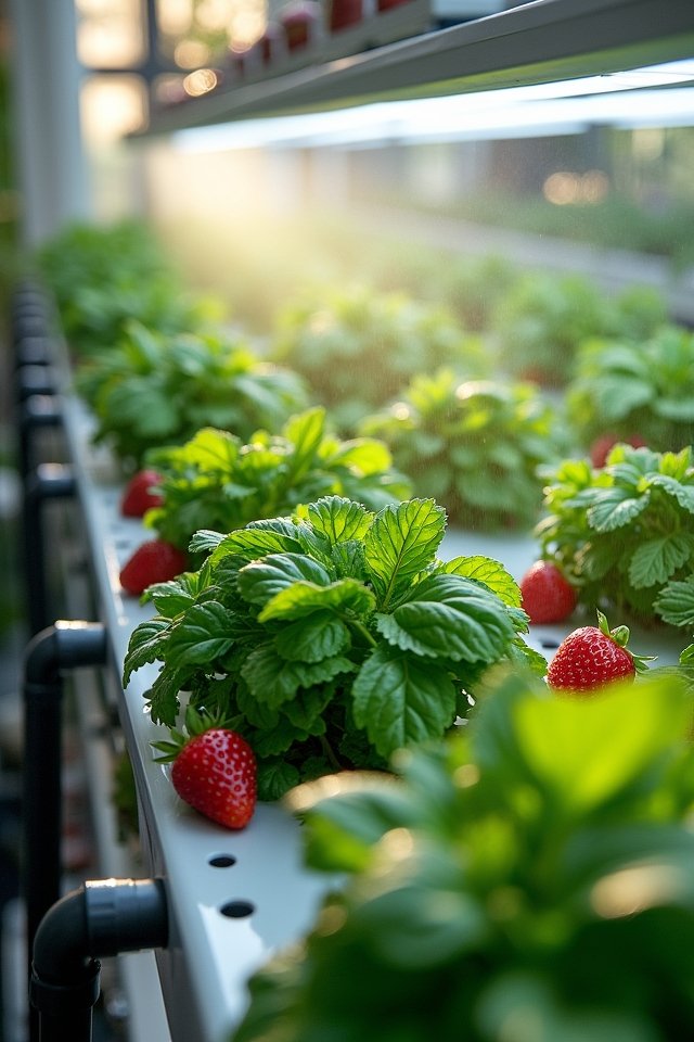 hydroponic herbs and greens