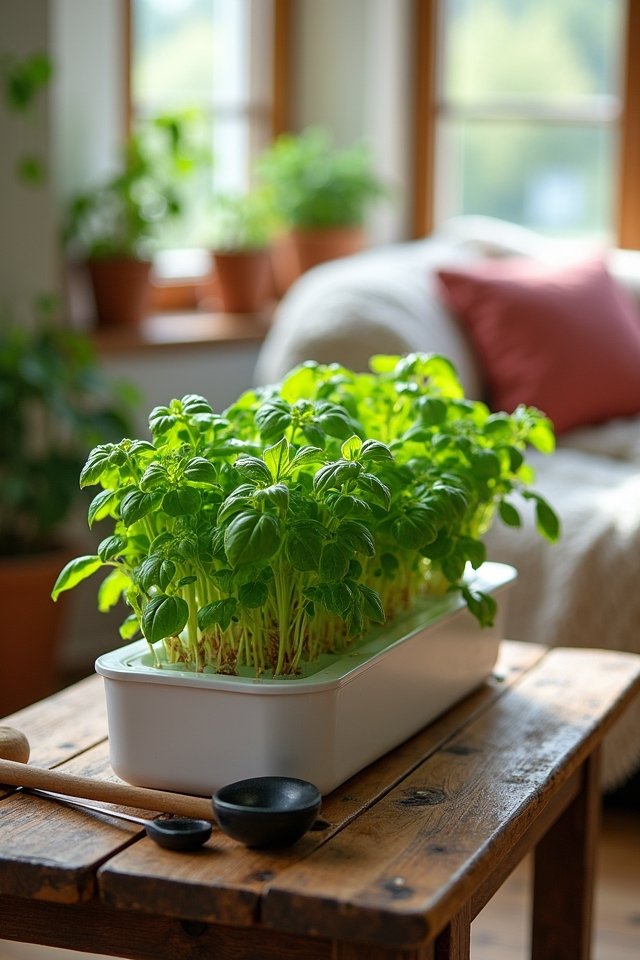 hydroponics soil less plant growth