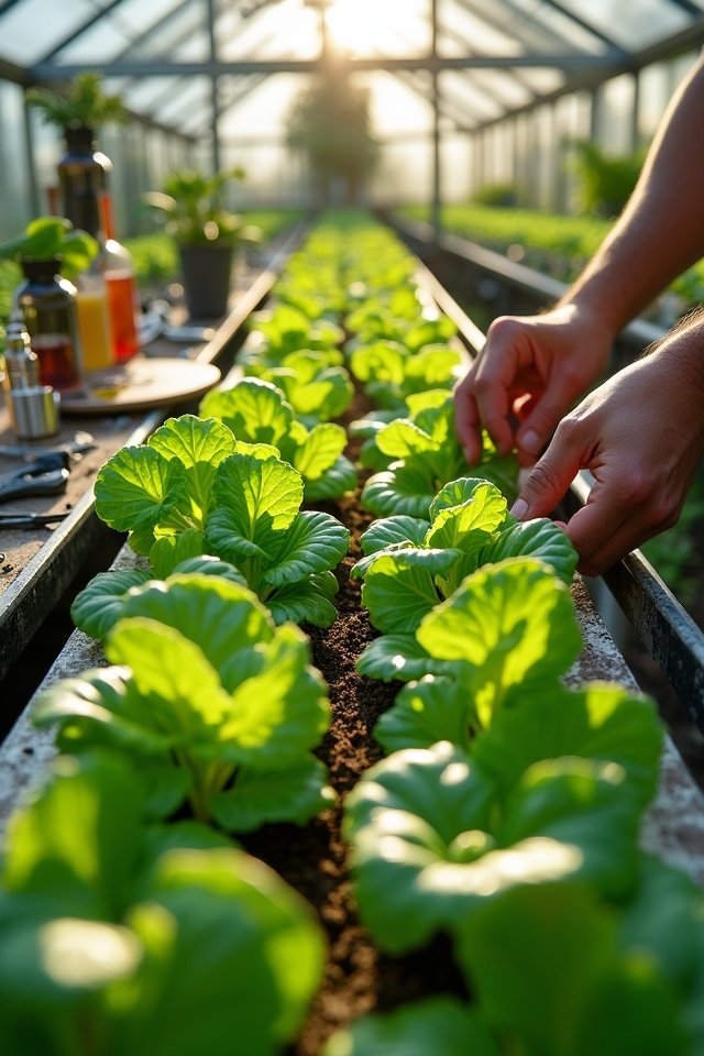 hydroponics soil less plant growth