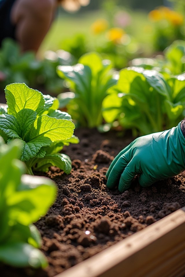 improved soil for thriving plants