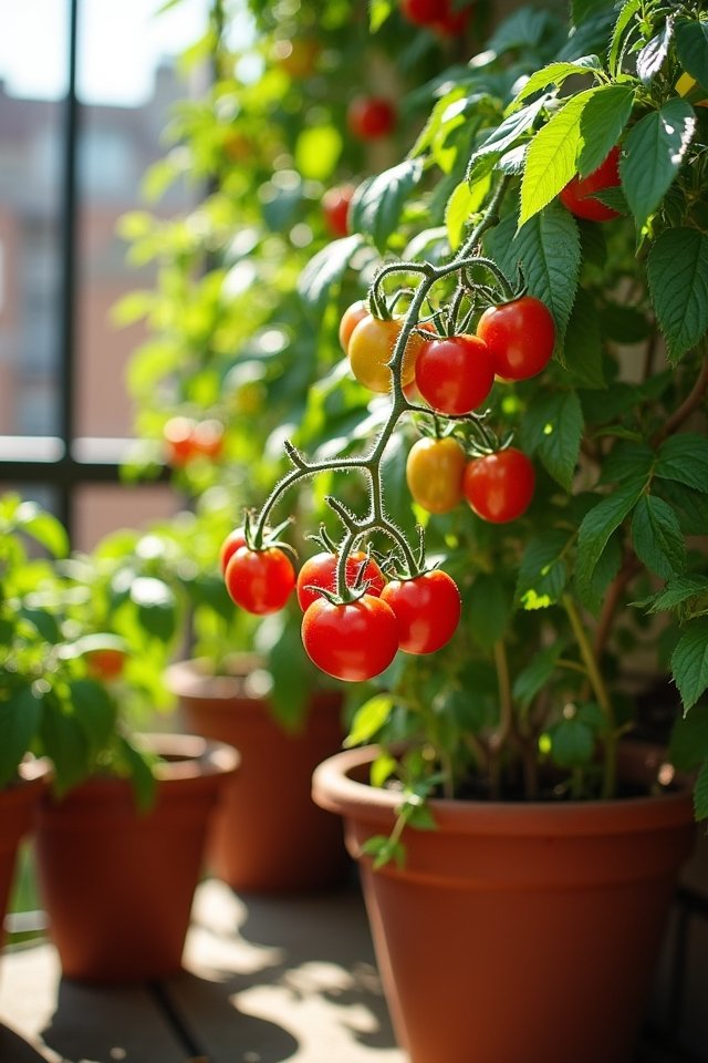 indoor cherry tomato gardening