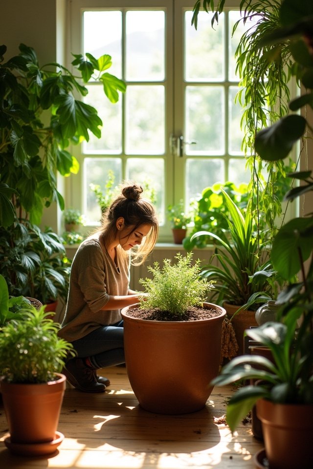 indoor garden nature therapy