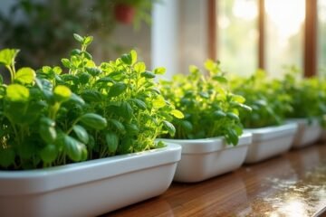 indoor hydroponic herb systems