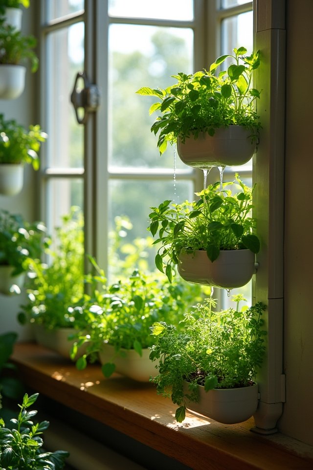 indoor hydroponic window garden