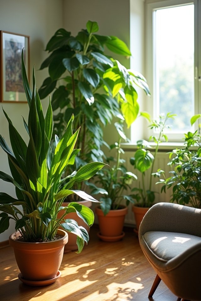 indoor plants improve air quality