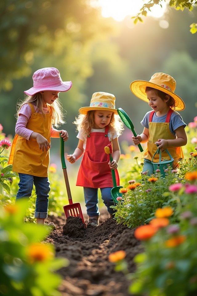 interactive gardening tools for kids