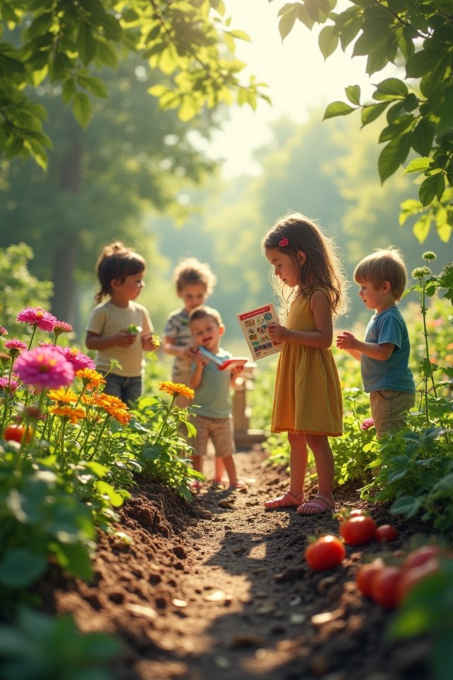 kid friendly colorful plants