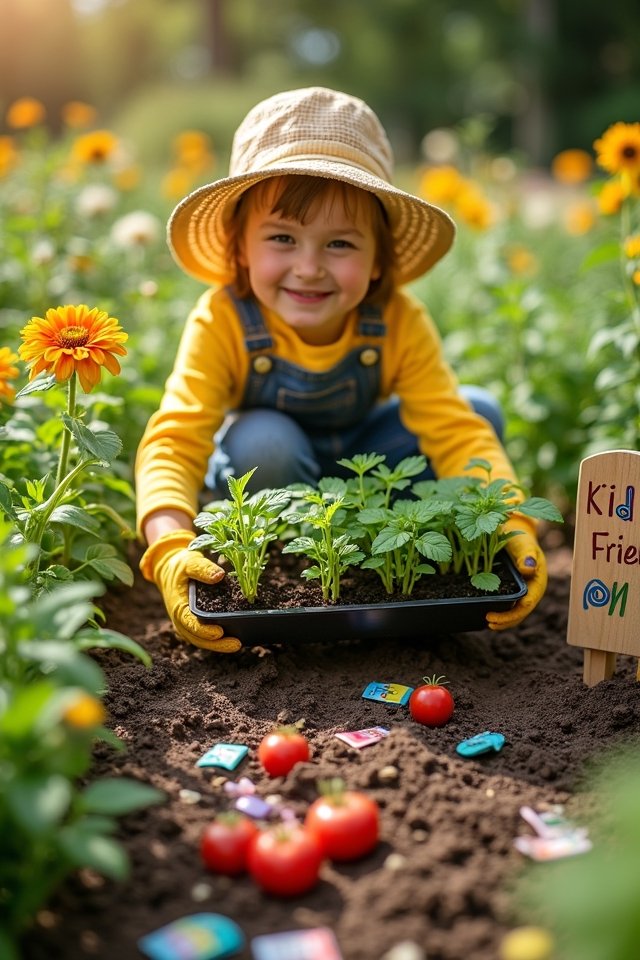 kid friendly gardening options
