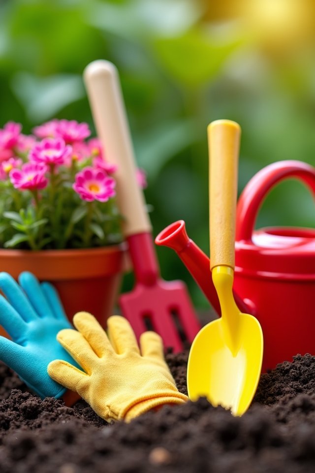 kid friendly lightweight gardening tools