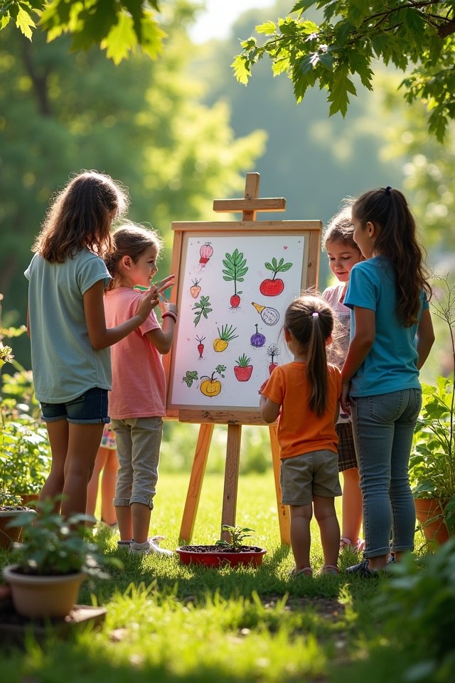 kids garden planning adventure
