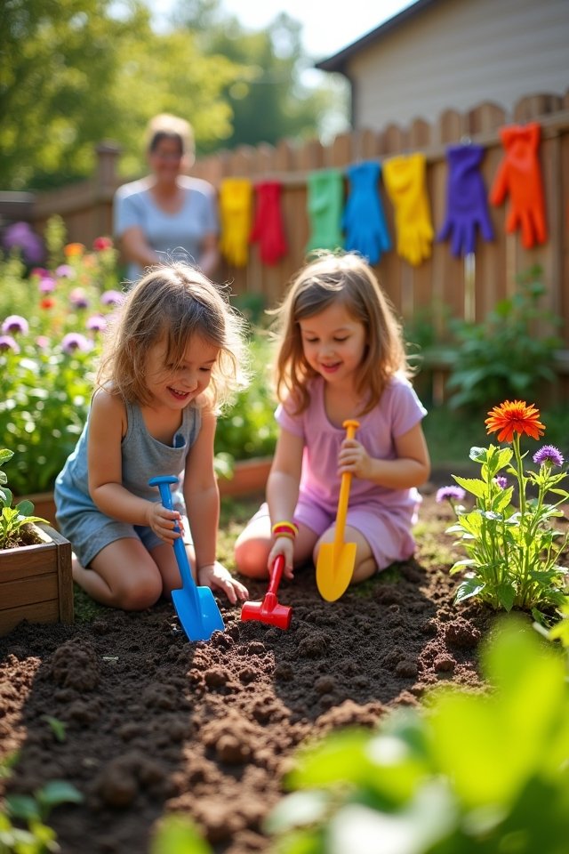 kids garden planning joy