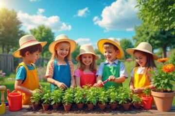 kids garden project launch