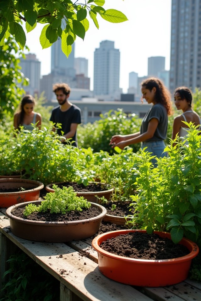 kitchen scraps into compost