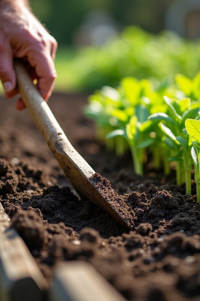 level soil for gardening