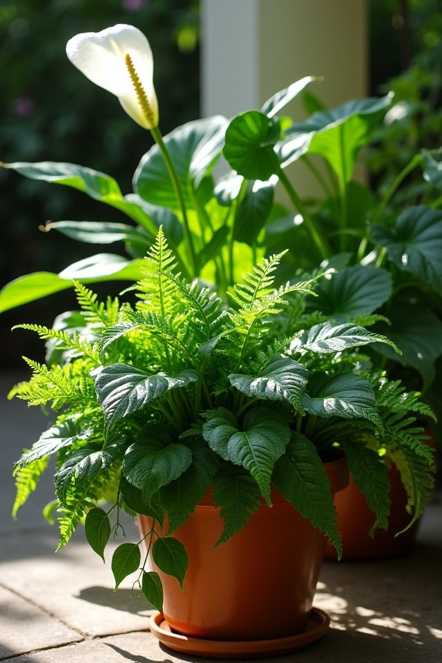 low light foliage plants