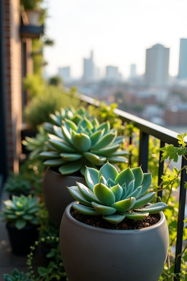 low maintenance succulent garden