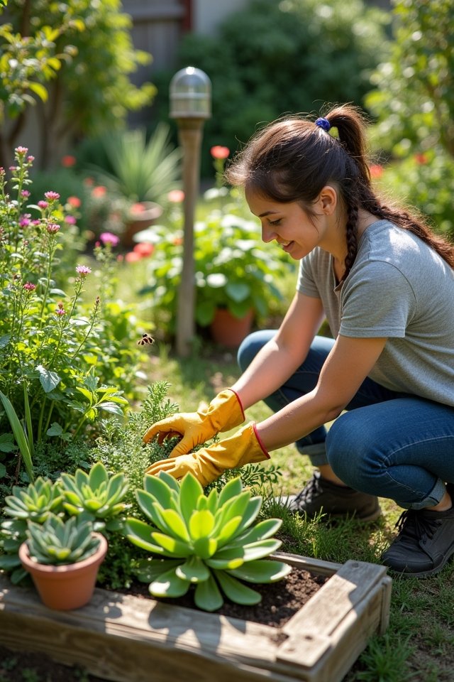 low maintenance thriving garden