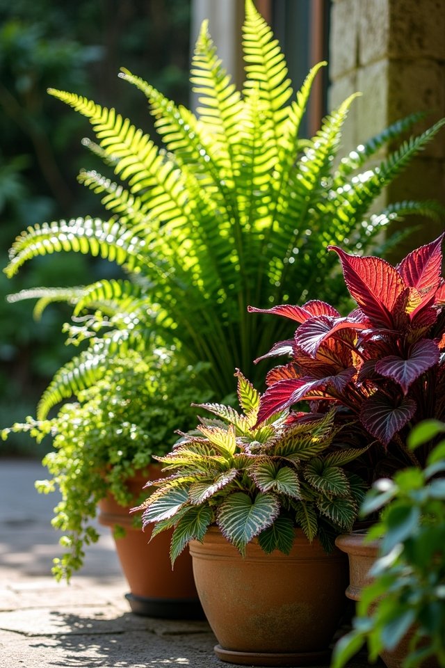 lush vibrant foliage plants