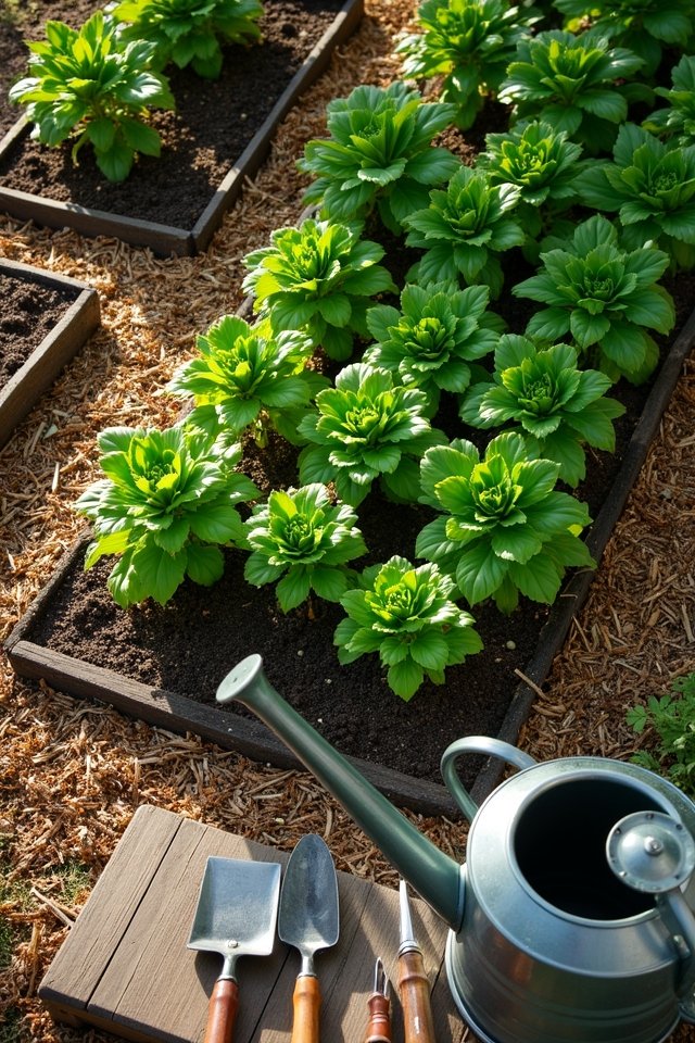 maintain organic gardening practices