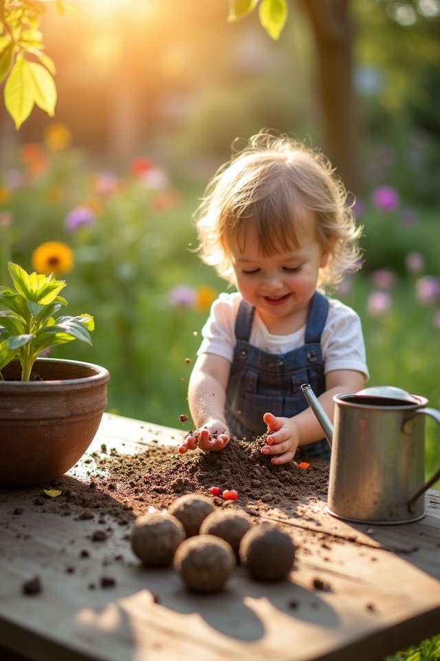 make eco friendly seed bombs