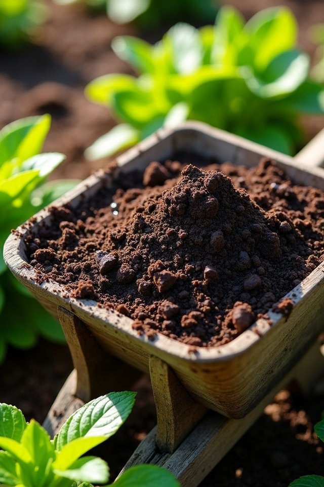 manure boosts garden growth