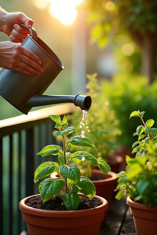 mastering herb watering techniques
