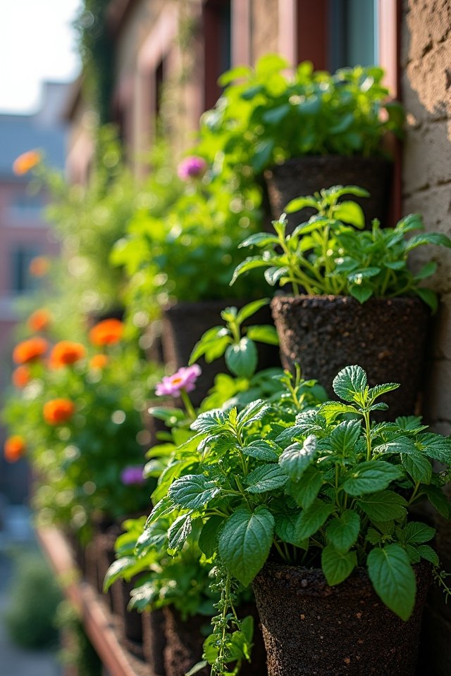 maximize space with planters