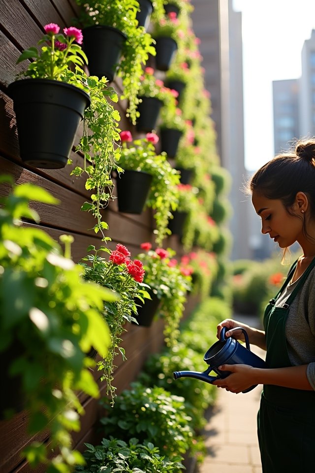 maximize space with vertical gardening