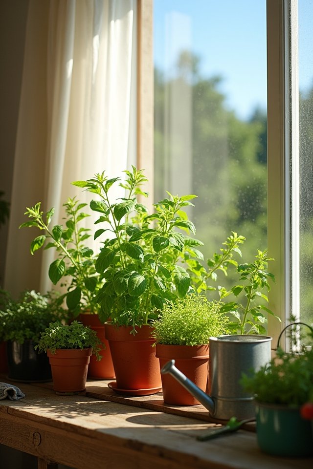 maximize sunlight for herbs
