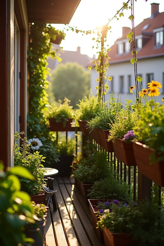 maximize urban garden sunlight