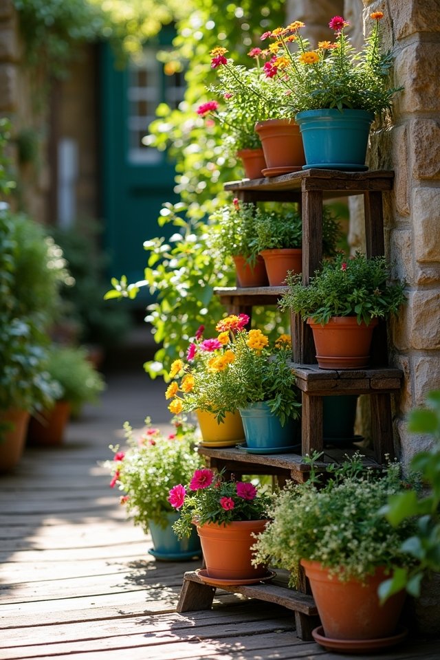 maximize vertical plant display