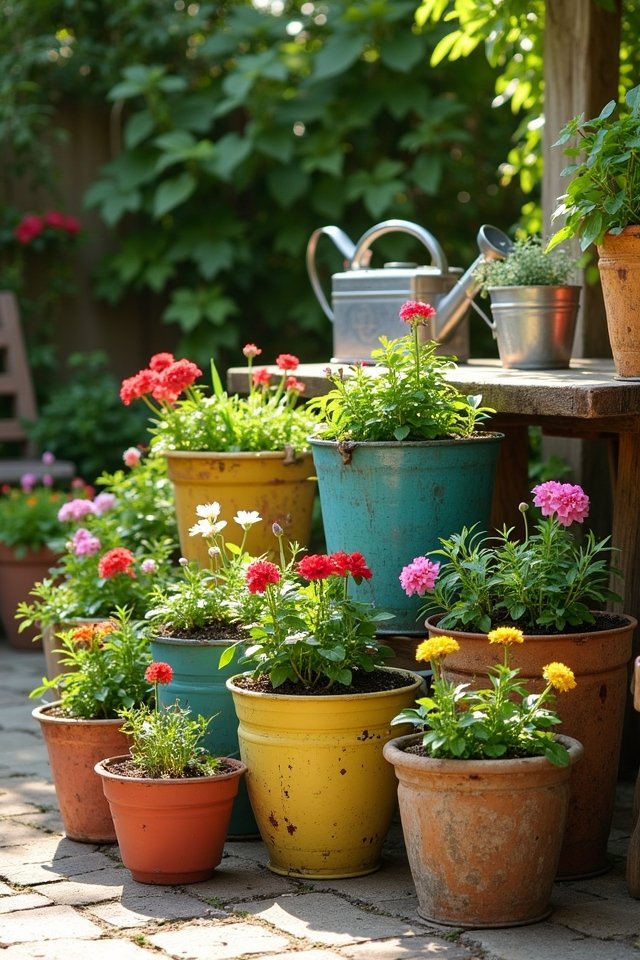 mix shapes heights colors