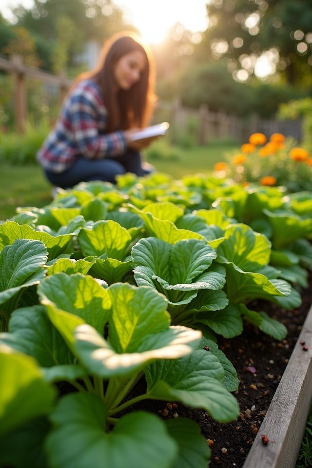 monitor garden for pests