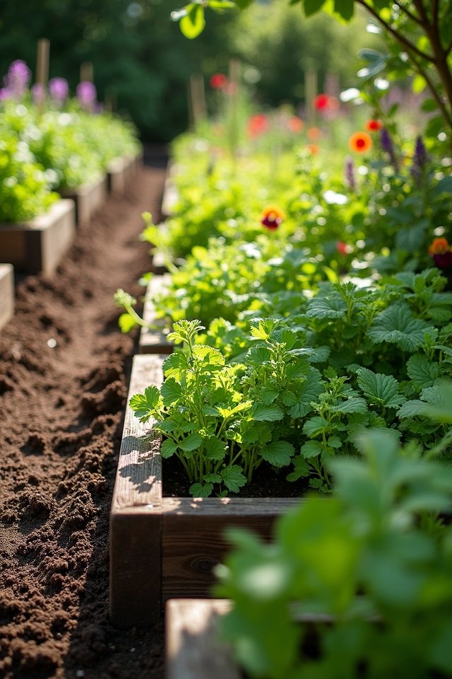 nutrient rich raised bed soil