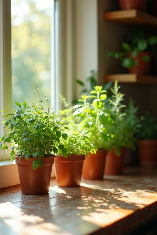 optimal light for herbs