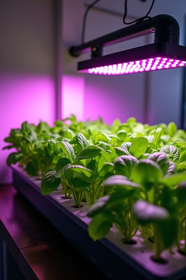 optimal lighting for hydroponics