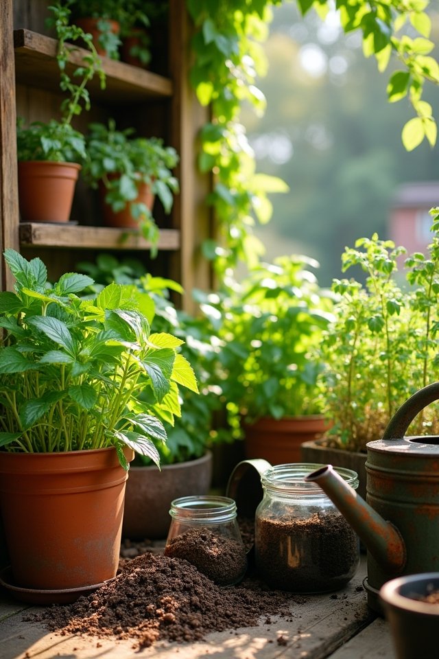 organic soil boosts plant health