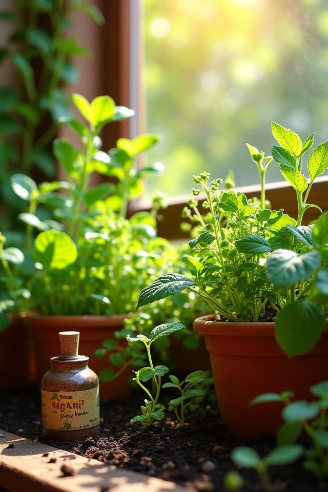 organic soil for thriving plants