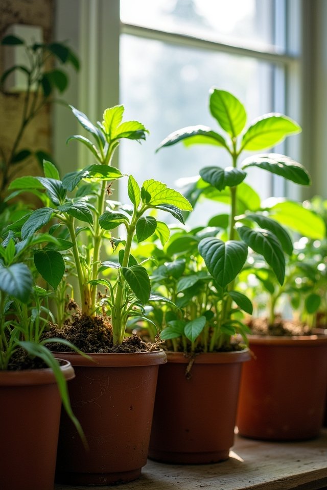 overcrowded pots hinder growth