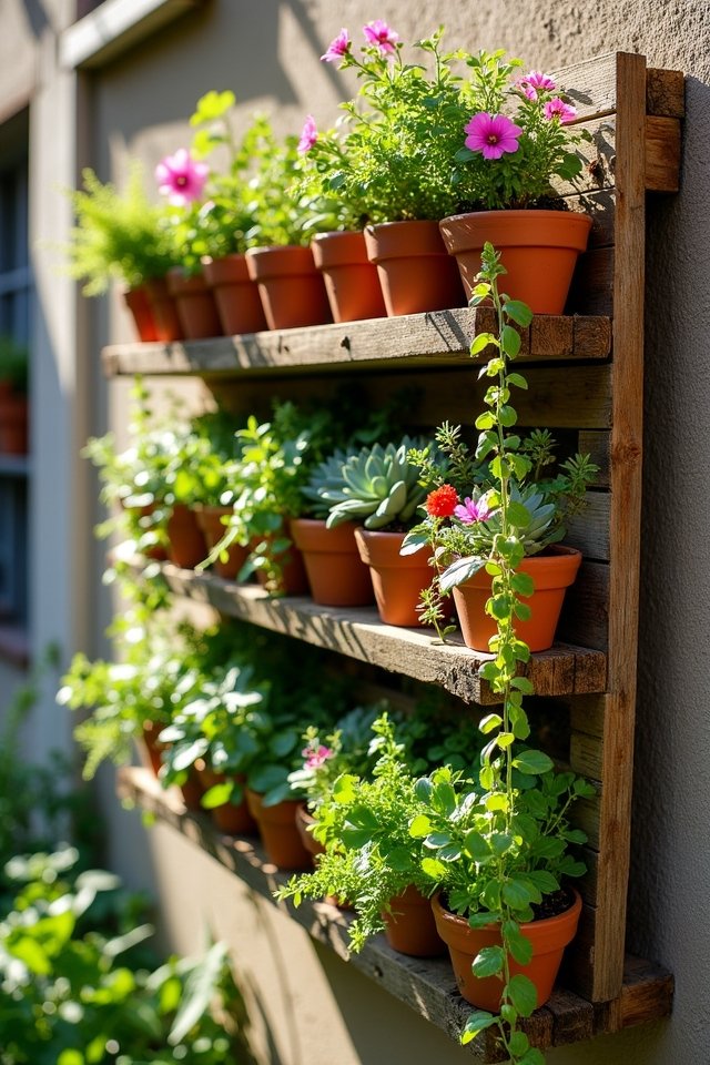 pallet vertical garden project