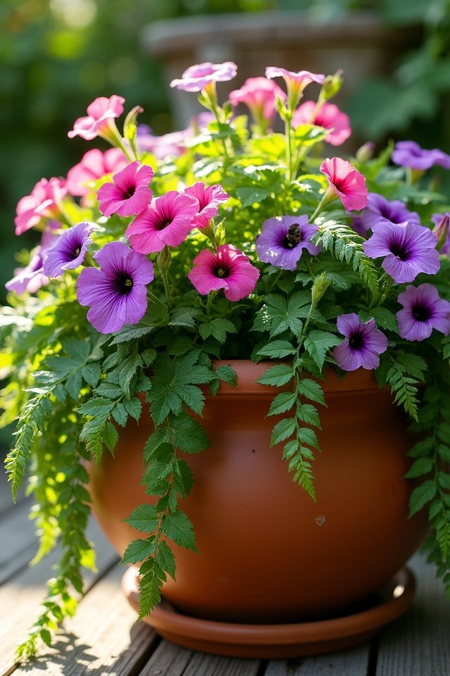 patio container plant care
