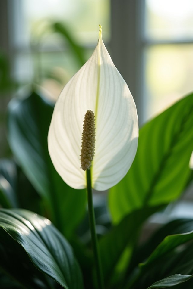peace lily air purifying mood boosting plant