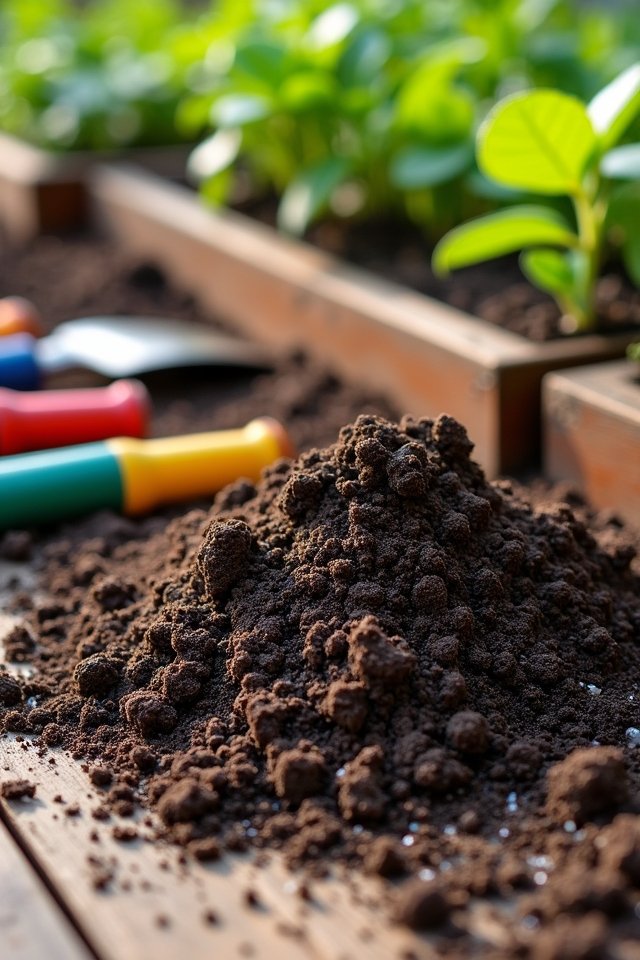 perfect raised bed soil mix